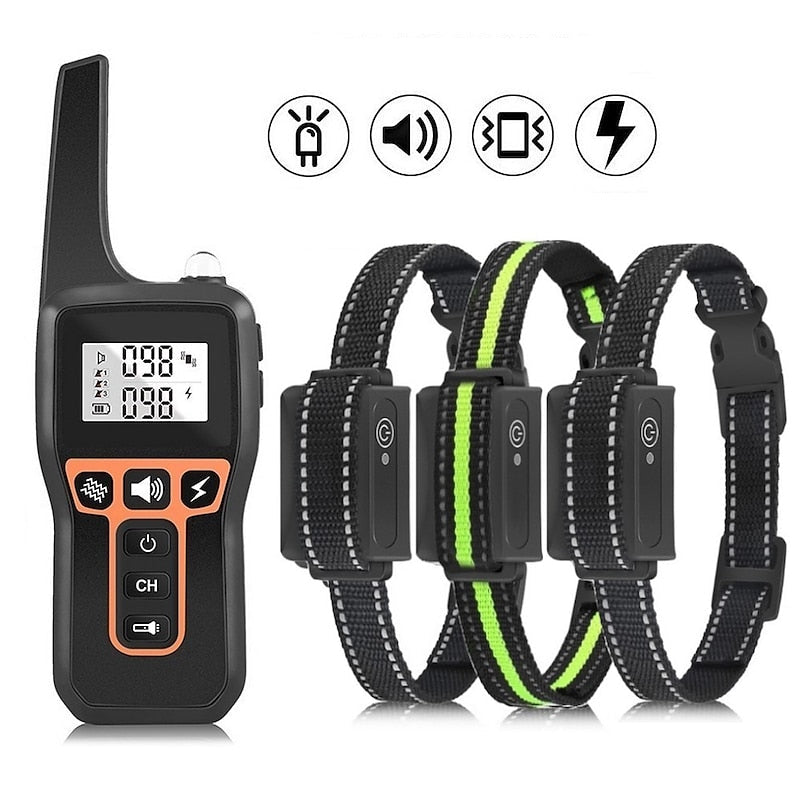 Waterproof Rechargeable Dog Training Collar 1000m Range