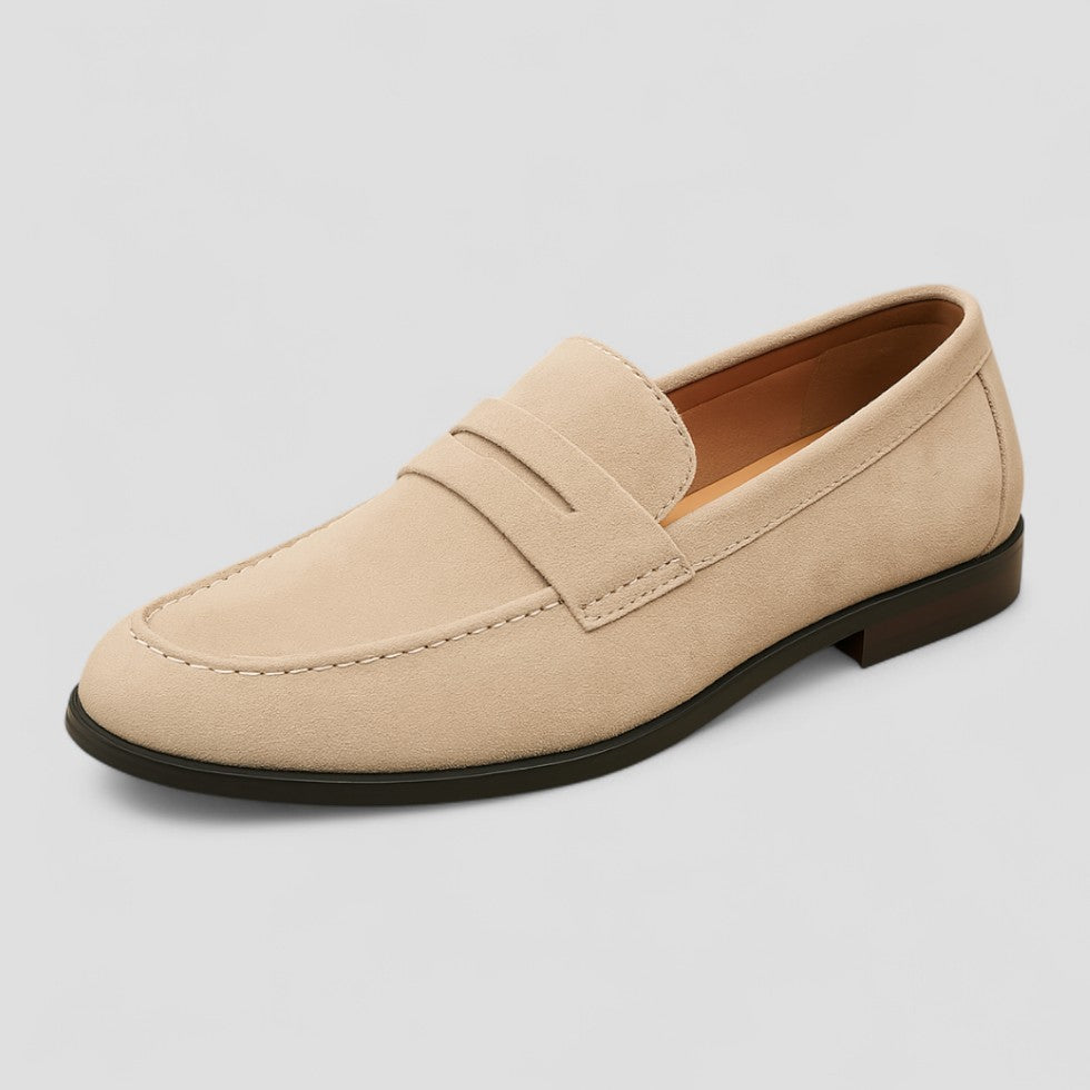 Penny Suede Old Money Loafers for Men Casual Style
