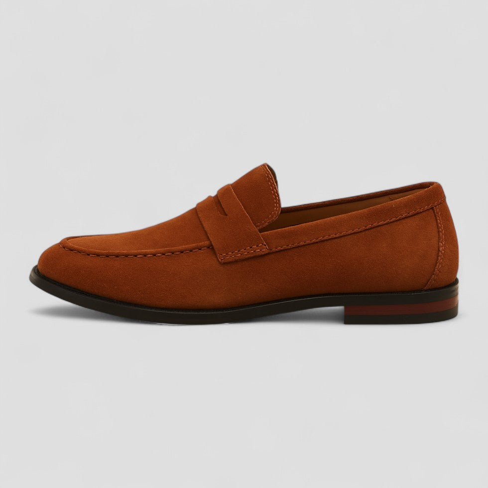 Penny Suede Old Money Loafers for Men Casual Style