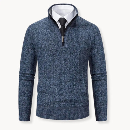 Performance Sweater – Quarter Zip And Flexible Shape Fit