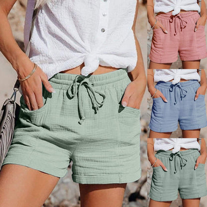 Philomena Shorts | Elastic Waist Casual Shorts