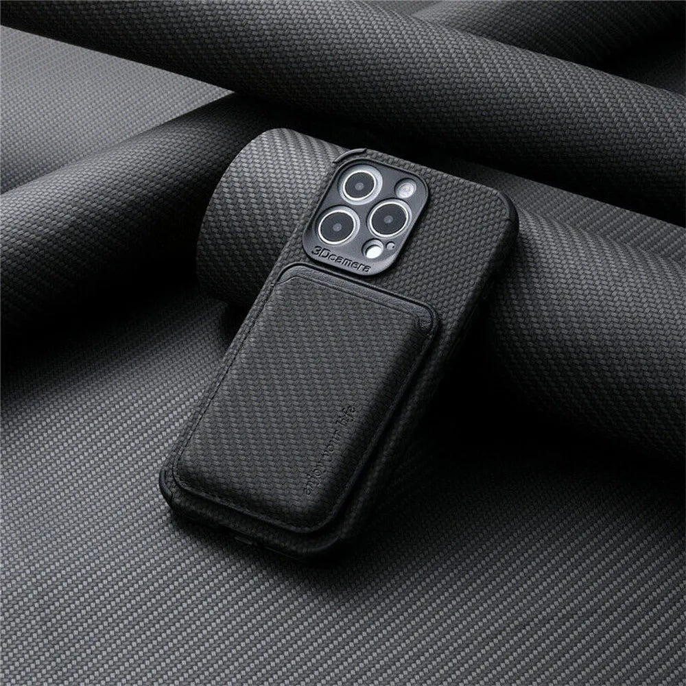 Slim Phone Cover with Card Slot and Wireless Charge - BritishElegance