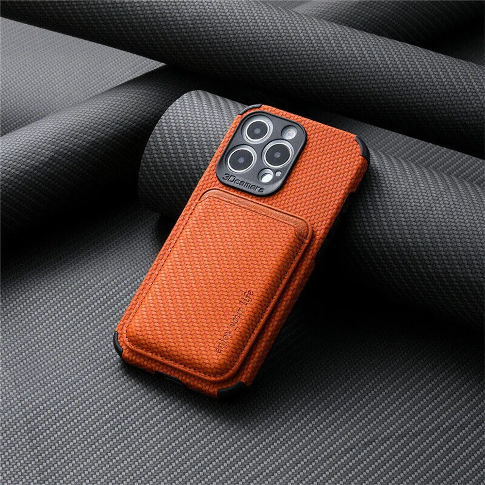 Slim Phone Cover with Card Slot and Wireless Charge