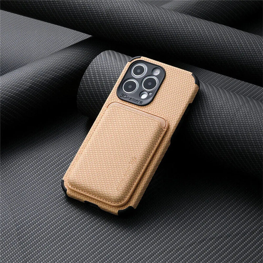 Slim Phone Cover with Card Slot and Wireless Charge