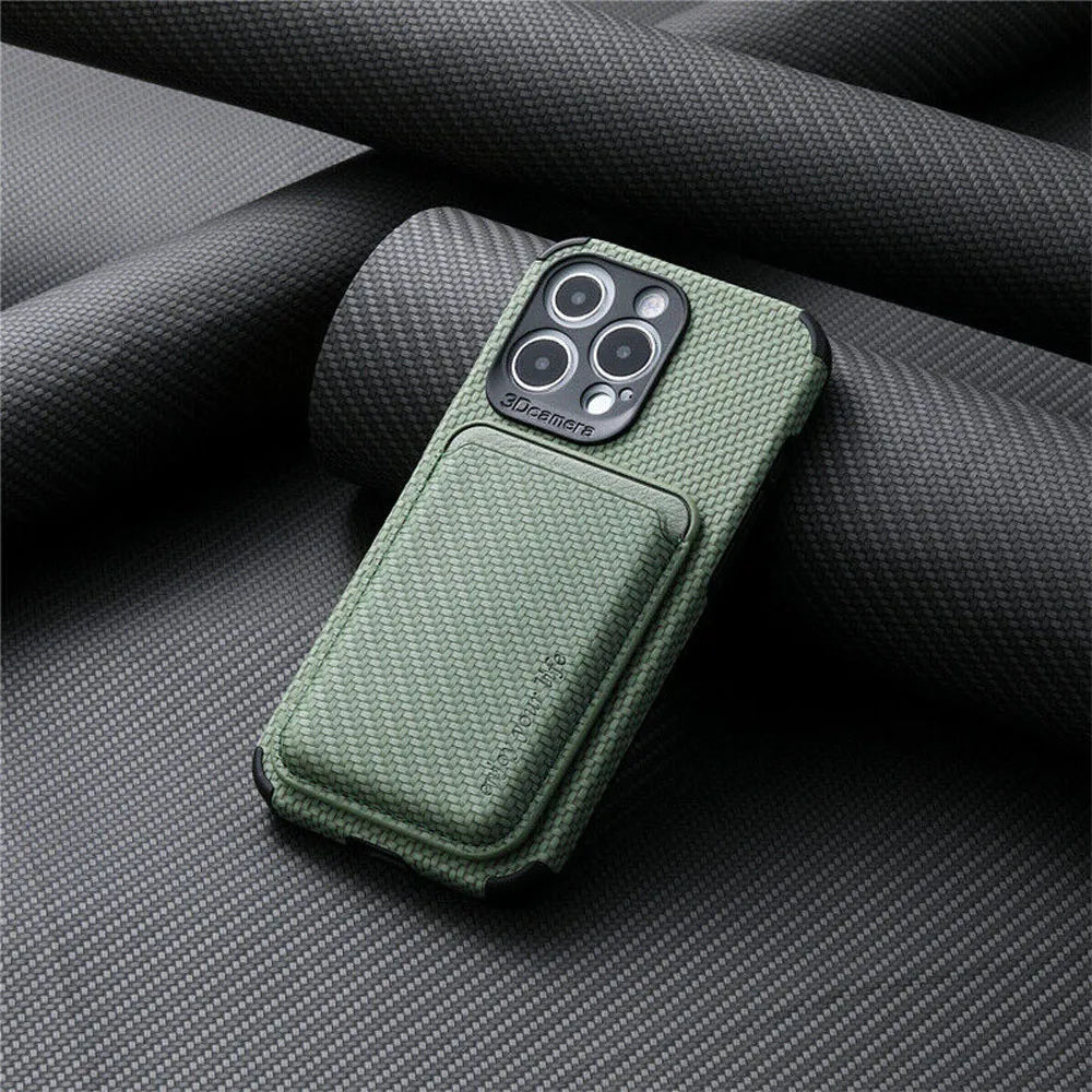 Slim Phone Cover with Card Slot and Wireless Charge