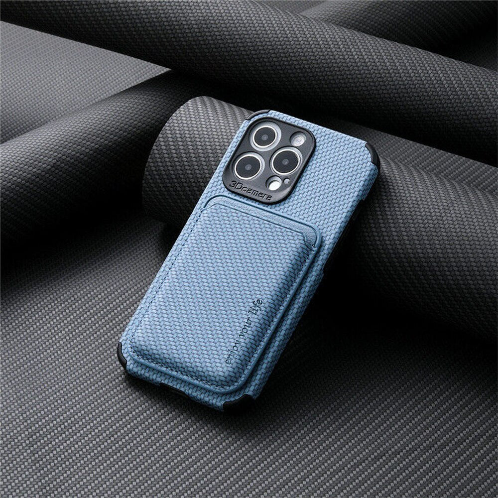 Slim Phone Cover with Card Slot and Wireless Charge