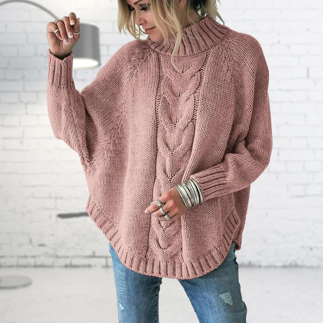 Soft Crew Neck Oversized Women's Sweater