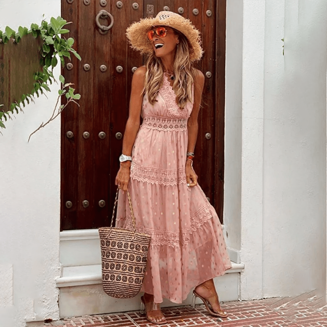 Chic Bohemian Maxi Summer Dress