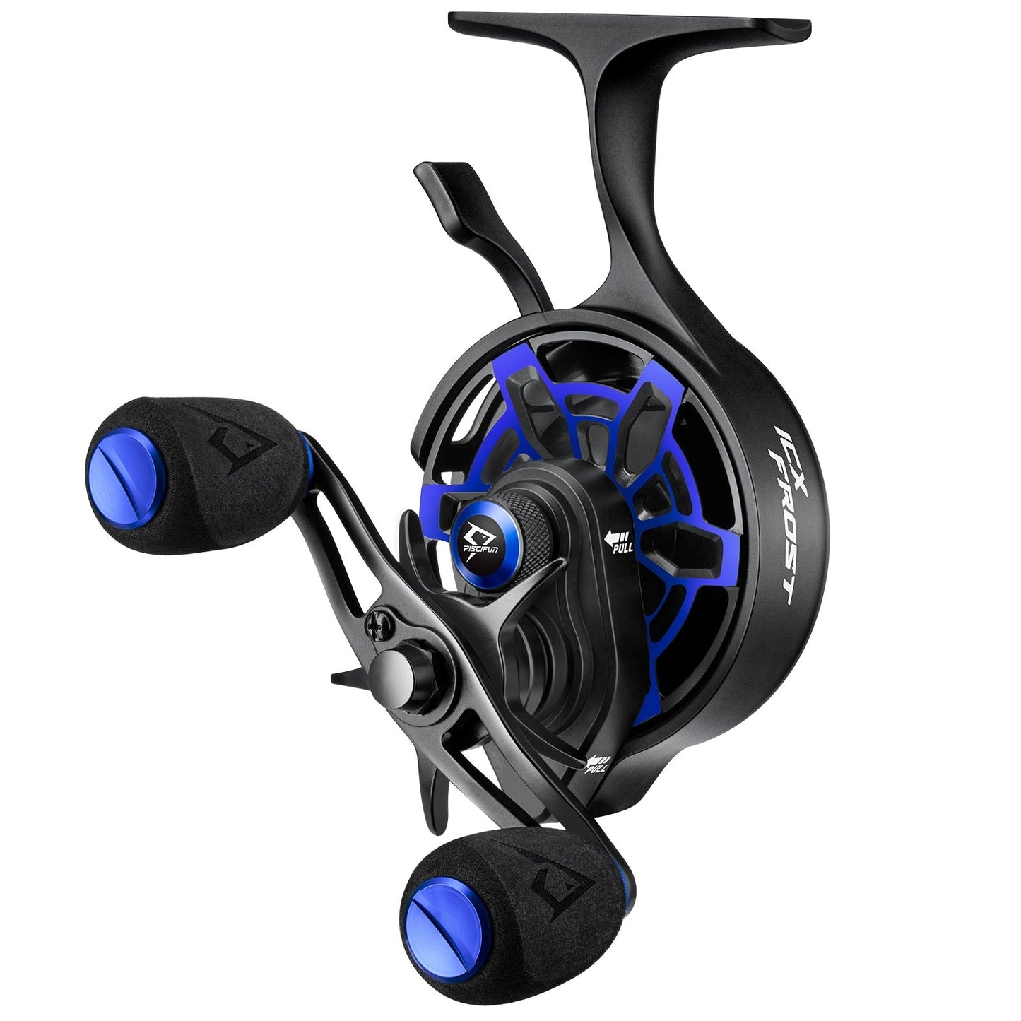 Cold Water Carbon Ice Fishing Reel, Large Spool