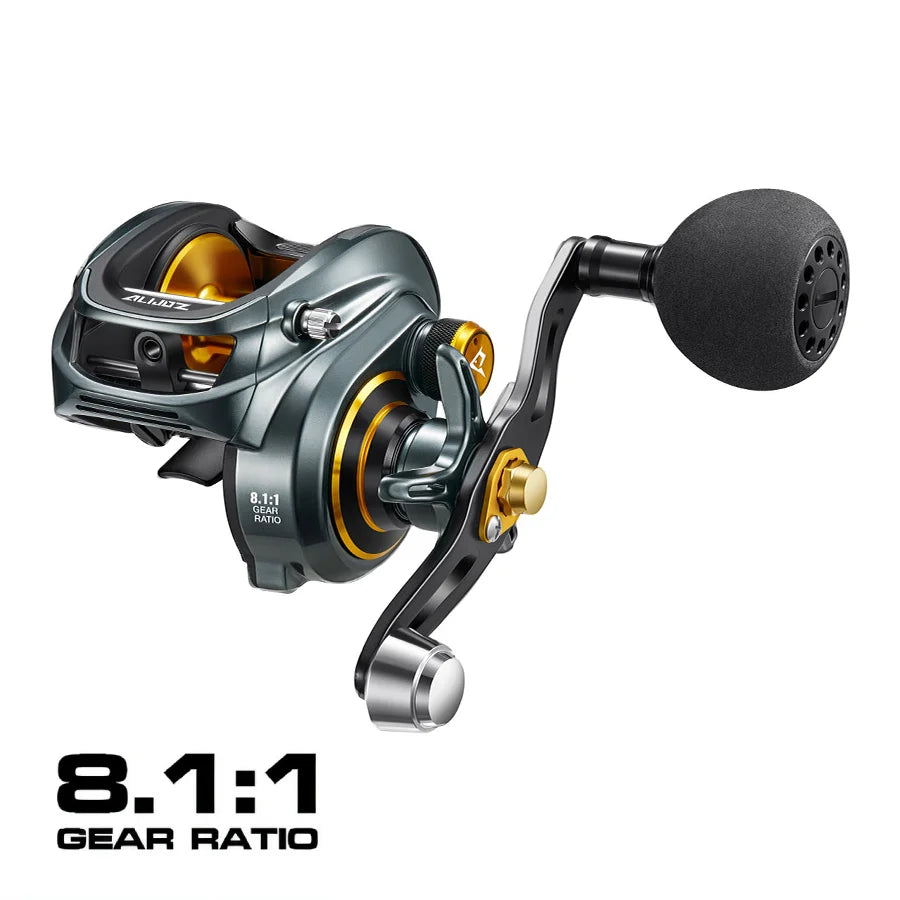 Powerful Baitcasting Fishing Reel 15kg Drag 8+1 Bearings - BritishElegance