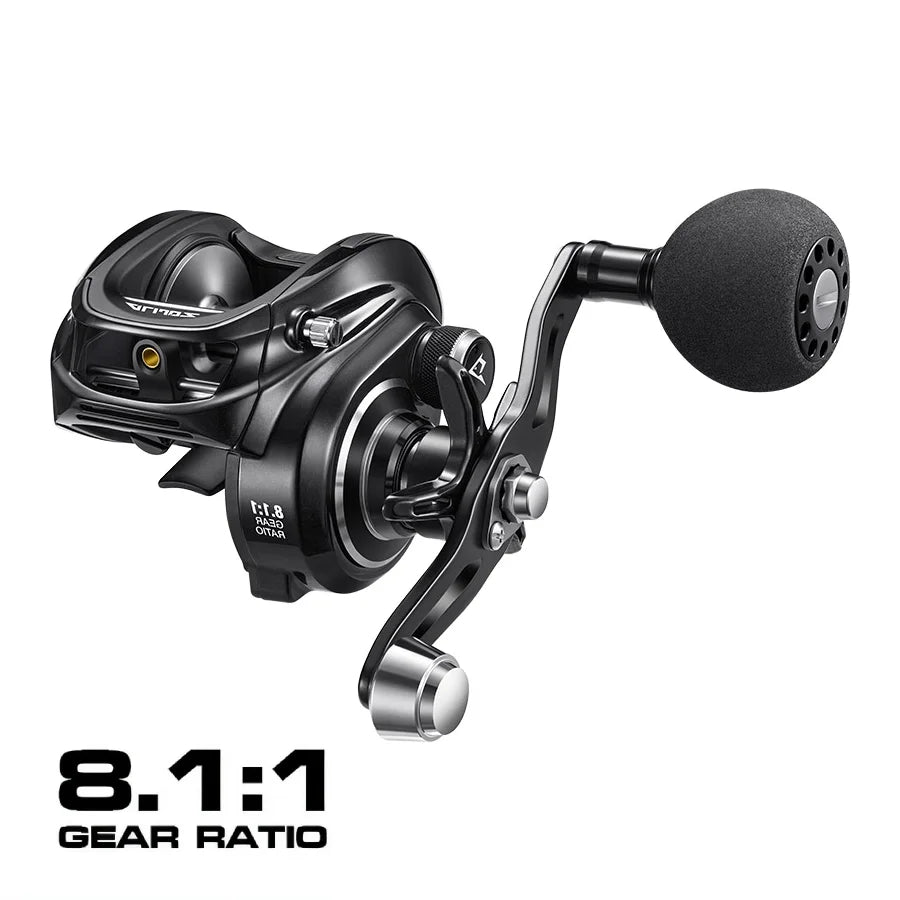 Powerful Baitcasting Fishing Reel 15kg Drag 8+1 Bearings