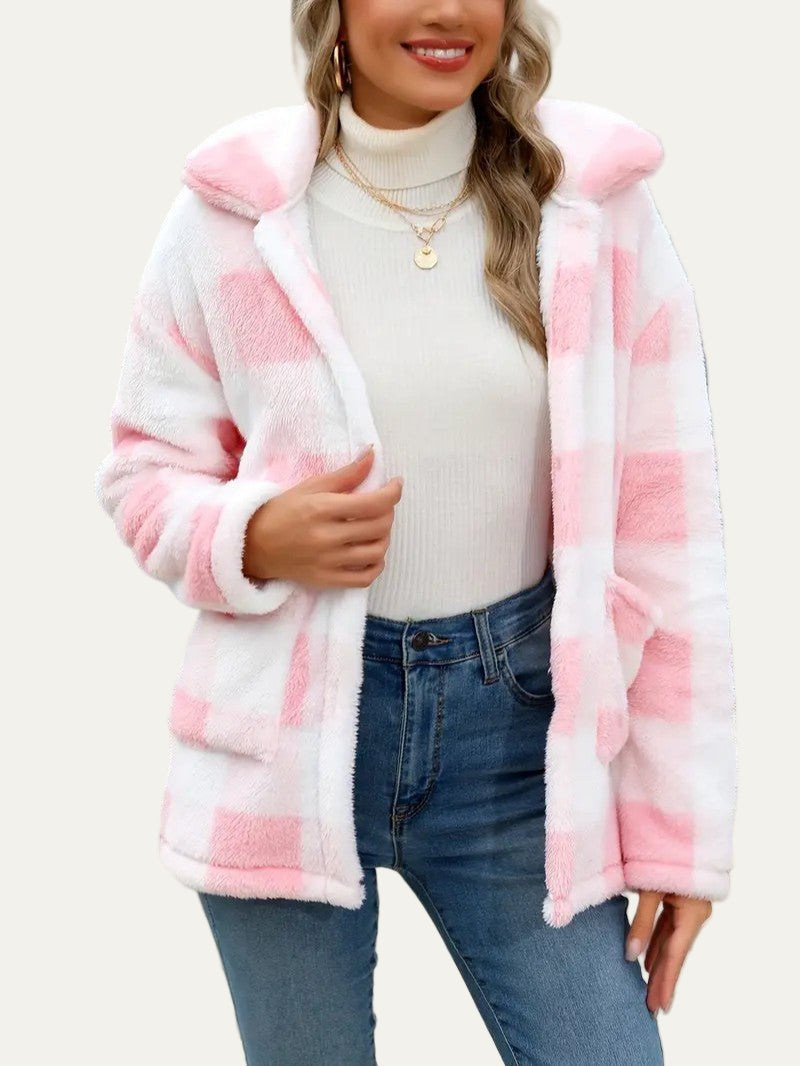 Women’s Cozy Plaid Fleece Shacket