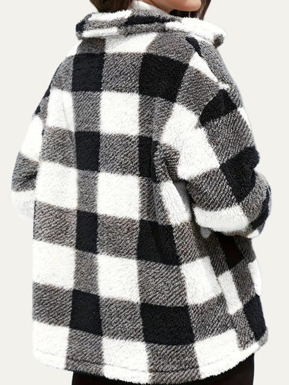 Women’s Cozy Plaid Fleece Shacket