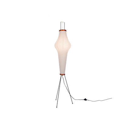 Elegant Paper Shade Floor Lamp Warm Soft Light