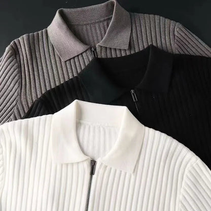 Polo - Knit Blend Collar And Placket & Breathable Stretch