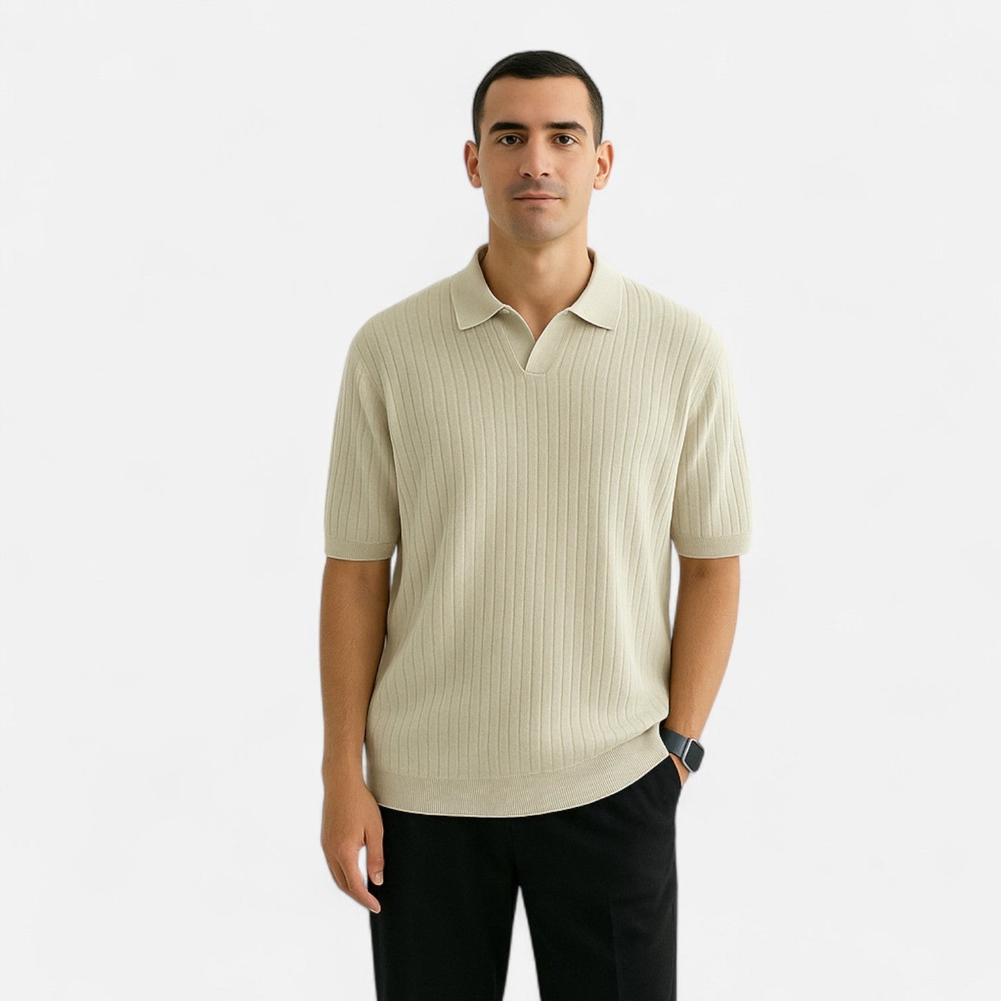 Polo Shirt - Breathable Blend Knit and Easy Arm Movement