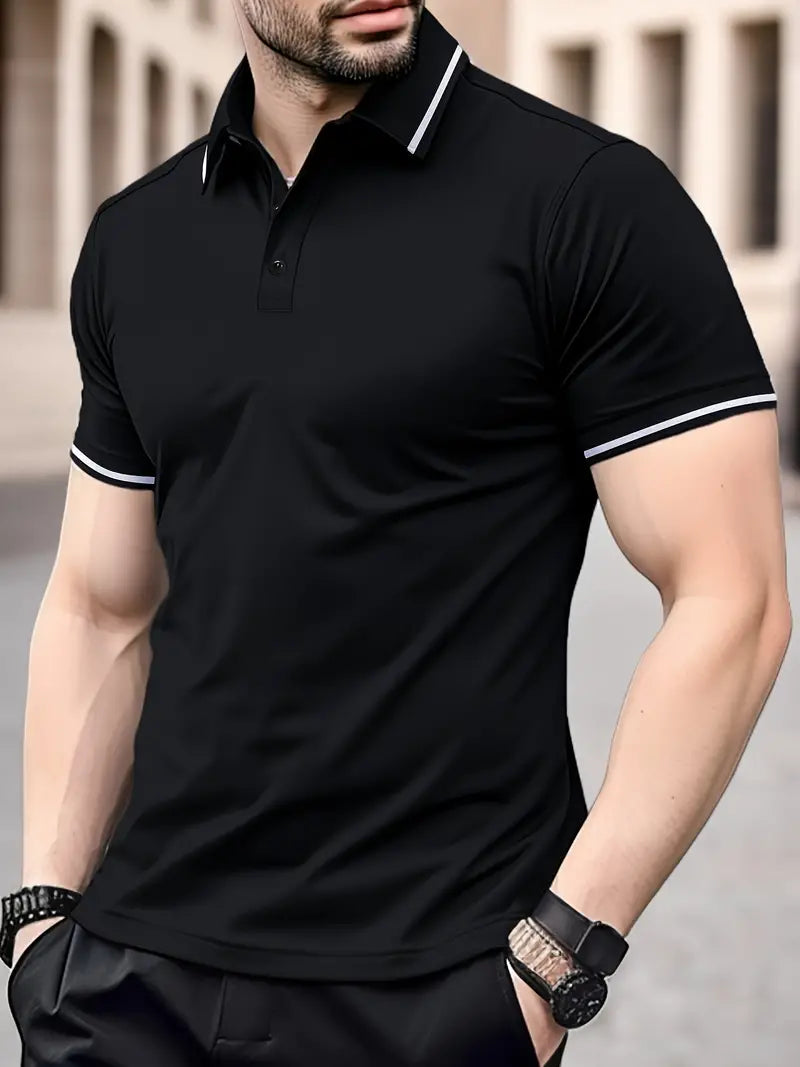 Polo Shirt – Breathable Polyester Blend And Regular Fit