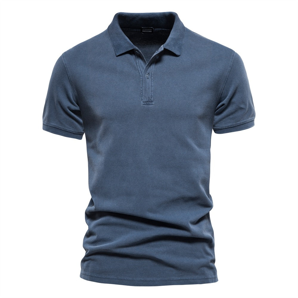 Polo Shirt - Knit Collar & Three Button Placket Ease