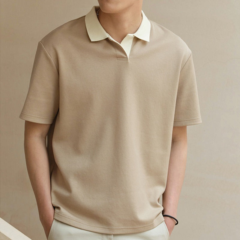 Polo Shirt - Knit Construction & Smooth Shoulder Drape