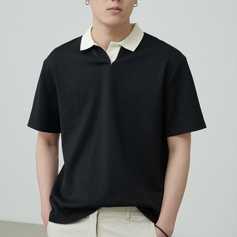 Polo Shirt - Knit Construction & Smooth Shoulder Drape