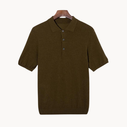 Polo Shirt - Natural-Fiber Blend And Breathable Light Feel