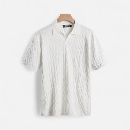 Polo Shirt - Pique Blend Texture & Shaped Cut For Ease