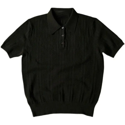 Polo Shirt - Polyester Blend Knit And Cool Airflow Collar