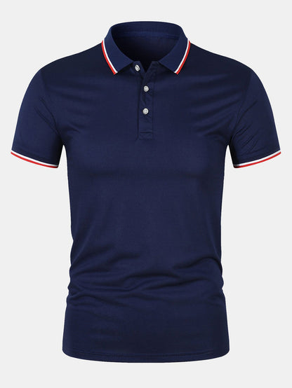 Polo Shirt – Slim Fit With Button Placket & Breathable Knit