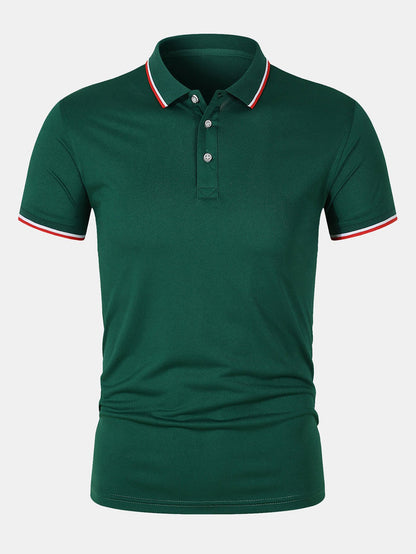 Polo Shirt – Slim Fit With Button Placket & Breathable Knit
