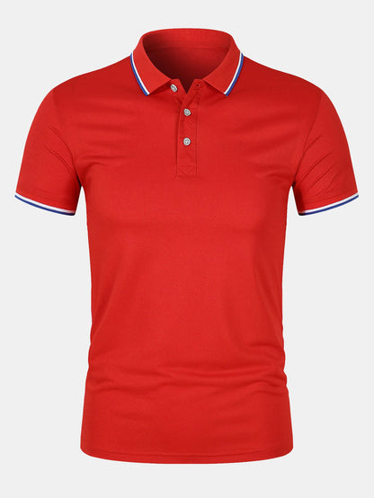 Polo Shirt – Slim Fit With Button Placket & Breathable Knit