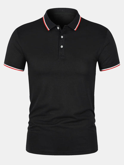 Polo Shirt – Slim Fit With Button Placket & Breathable Knit