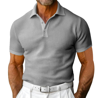 Polo Shirt - Slim Tailored Cut & Breathable Button Placket