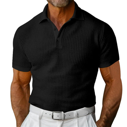 Polo Shirt - Slim Tailored Cut & Breathable Button Placket