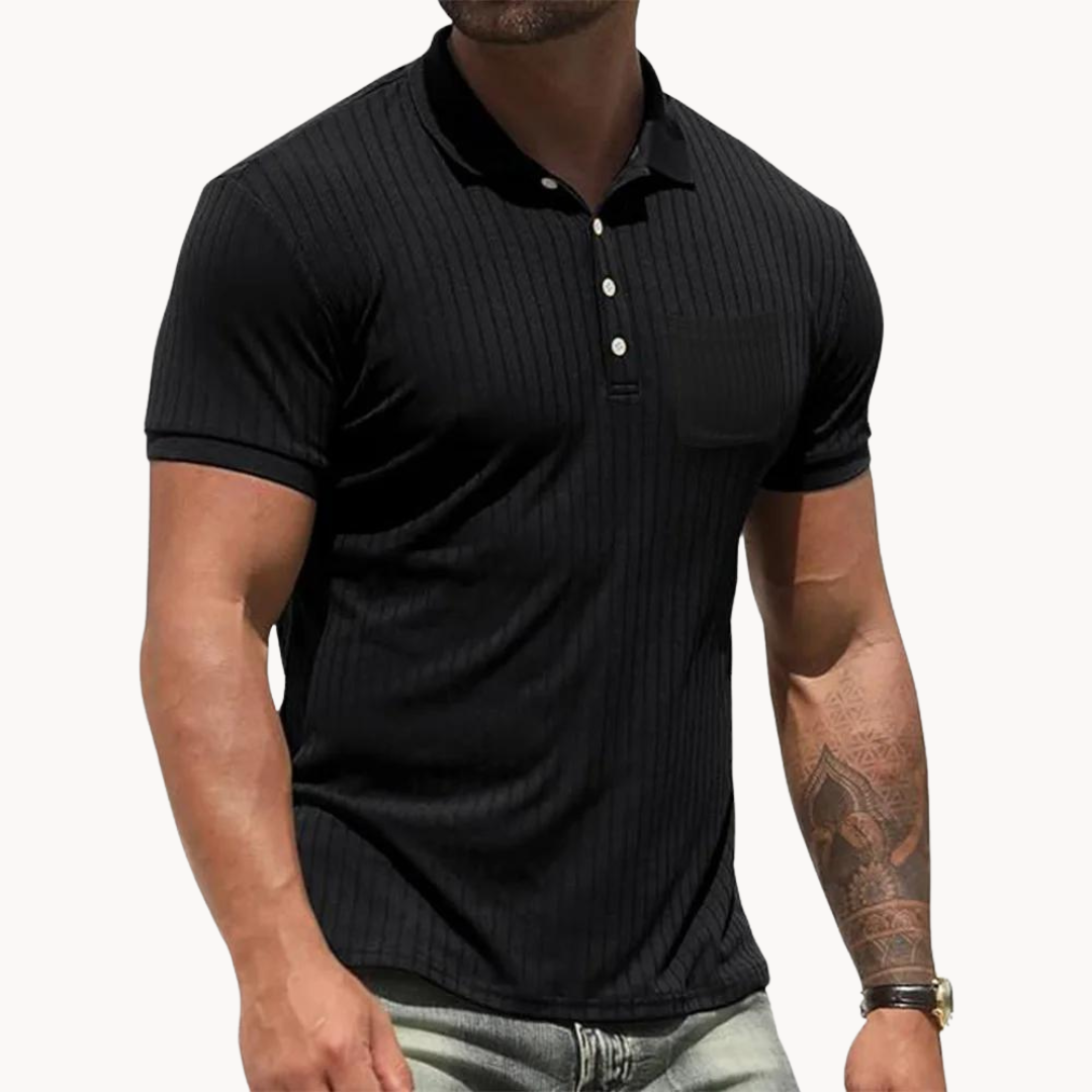 Polo Shirt - Soft Blend Front Collar And Neat Fitted Shape