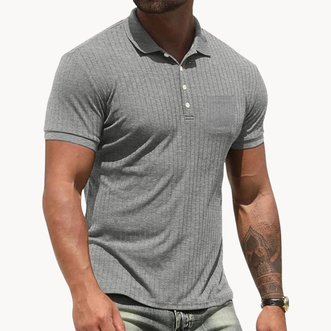 Polo Shirt - Soft Blend Front Collar And Neat Fitted Shape