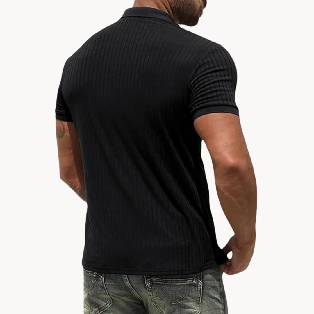 Polo Shirt - Soft Blend Front Collar And Neat Fitted Shape