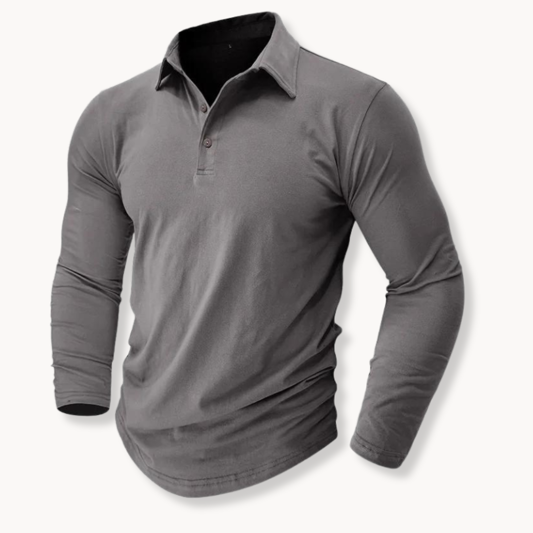 Polo Shirt - Soft Blend Knit Collar & Breathable Feel