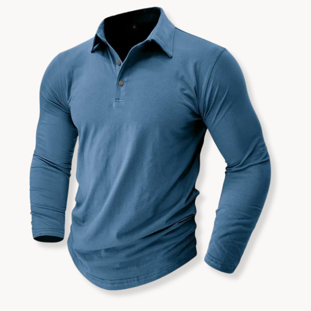 Polo Shirt - Soft Blend Knit Collar & Breathable Feel