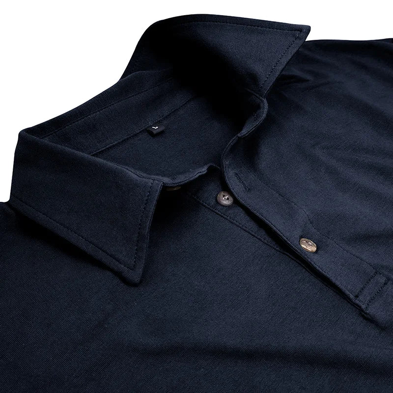 Polo Shirt - Soft Blend Knit Collar & Breathable Feel