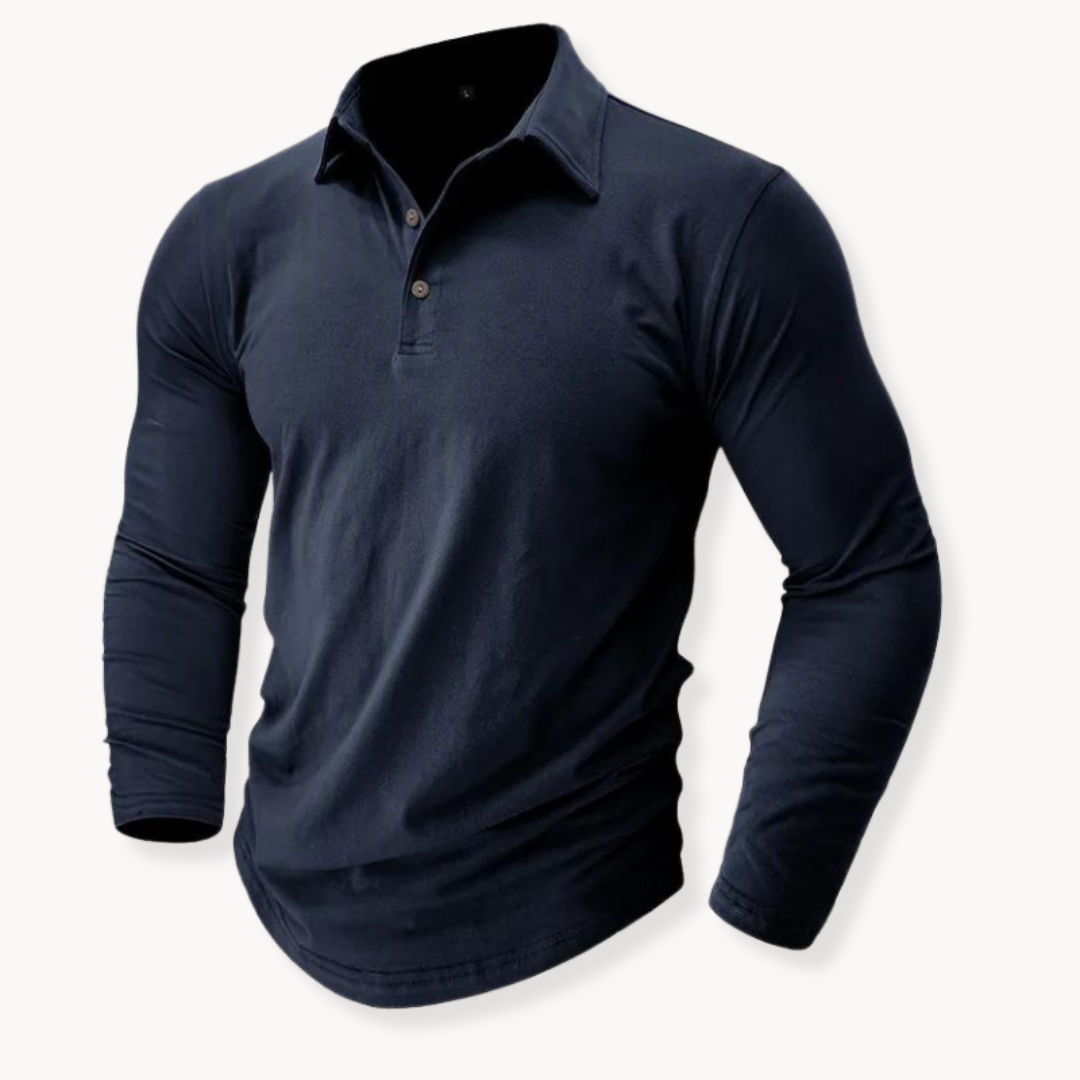 Polo Shirt - Soft Blend Knit Collar & Breathable Feel