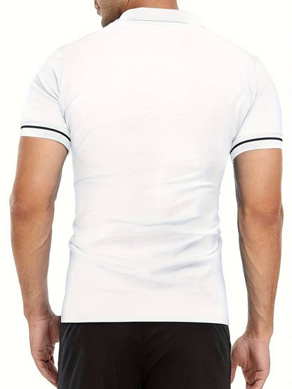 Polo Shirt – Soft Blend Slim Shape & Breathable Zipper Neck