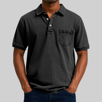 Polo Shirt - Structured Collar, Short Placket & Breathable