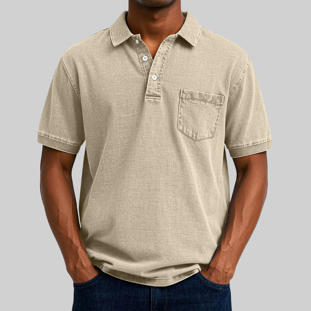Polo Shirt - Structured Collar, Short Placket & Breathable