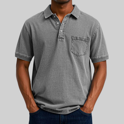 Polo Shirt - Structured Collar, Short Placket & Breathable