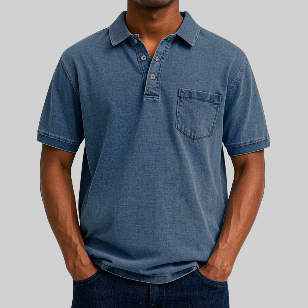 Polo Shirt - Structured Collar, Short Placket & Breathable