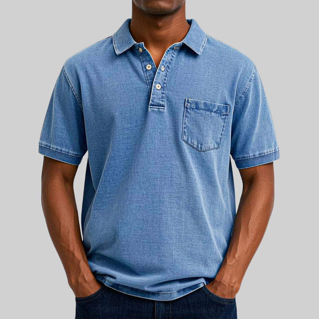 Polo Shirt - Structured Collar, Short Placket & Breathable