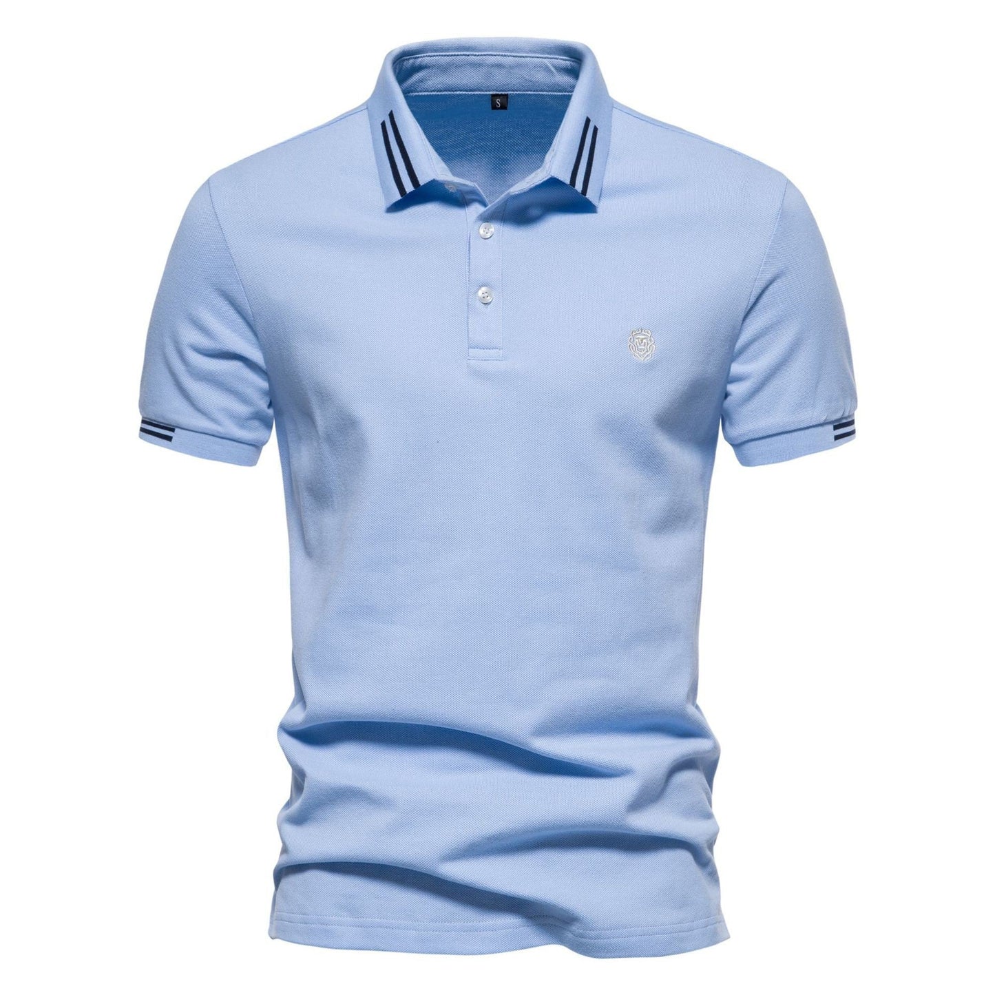Polo - Structured Collar Striped Cuffs & Breathable Fit