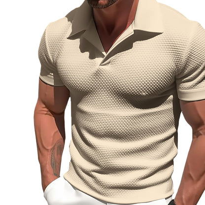 Polyester Blend Polo - Zipped Collar & Free Arm Movement