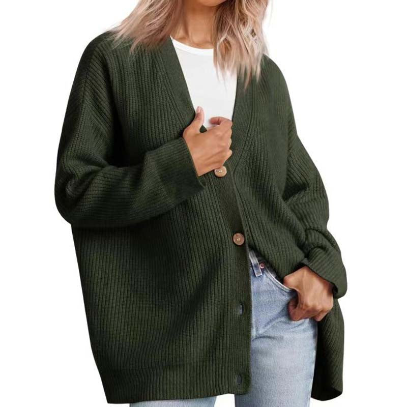 Polyester Blend Vest - V Neck Button Front & Easy Layering