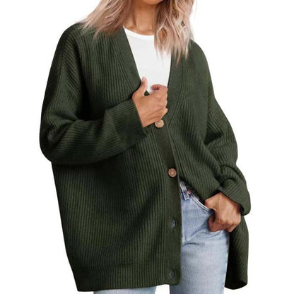 Polyester Blend Vest - V Neck Button Front & Easy Layering